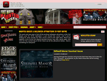 Tablet Screenshot of fortwaynehauntedhouses.com